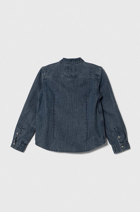 Παιδικό τζιν πουκάμισο Guess L4RH01.D4UE0.PPYH μπλε SS24
