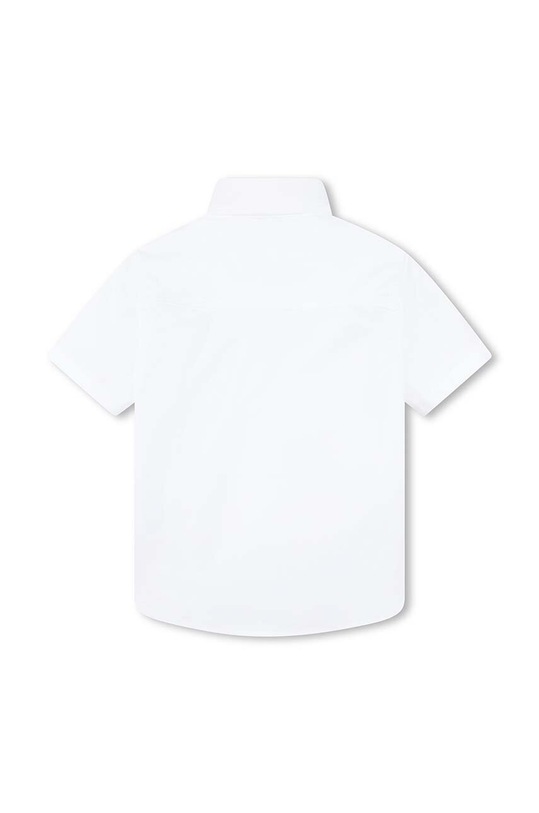 Dječja pamučna košulja BOSS J50696.102.108 bijela SS24