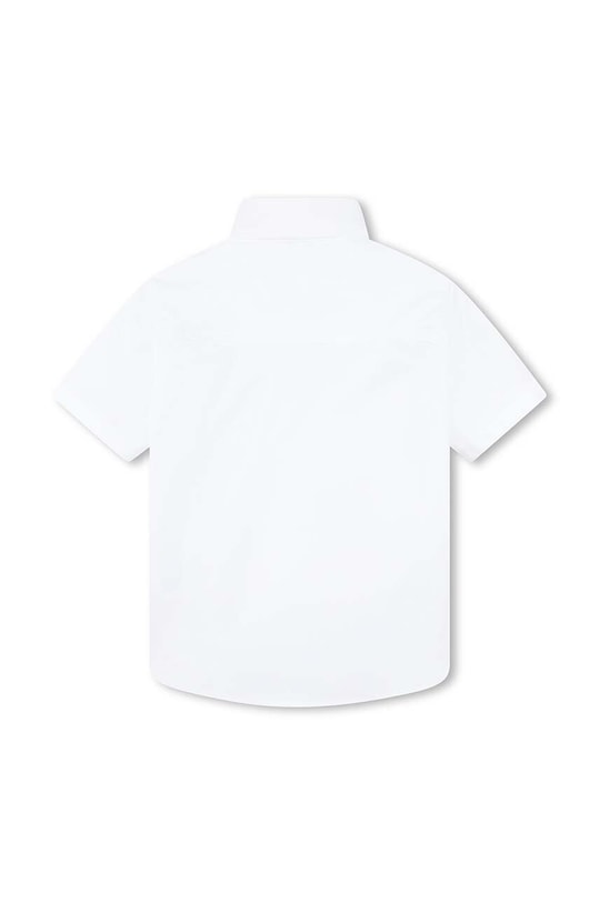 Dječja pamučna košulja BOSS J50696.102.108 bijela SS24