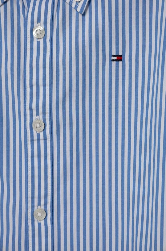 Dječaci Dječja pamučna košulja Tommy Hilfiger KB0KB08900.PPYH plava