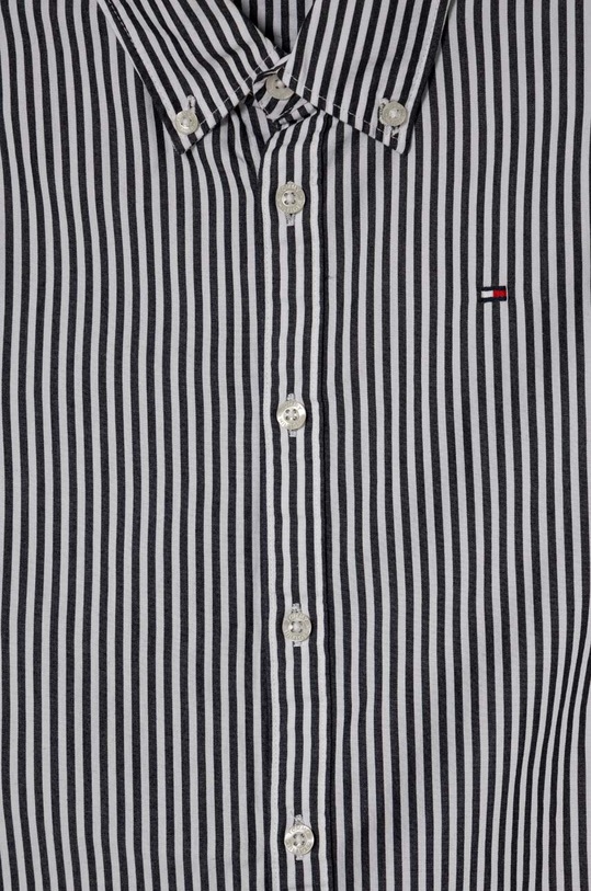 Chłopiec Tommy Hilfiger koszula bawełniana dziecięca KB0KB08900.PPYH granatowy