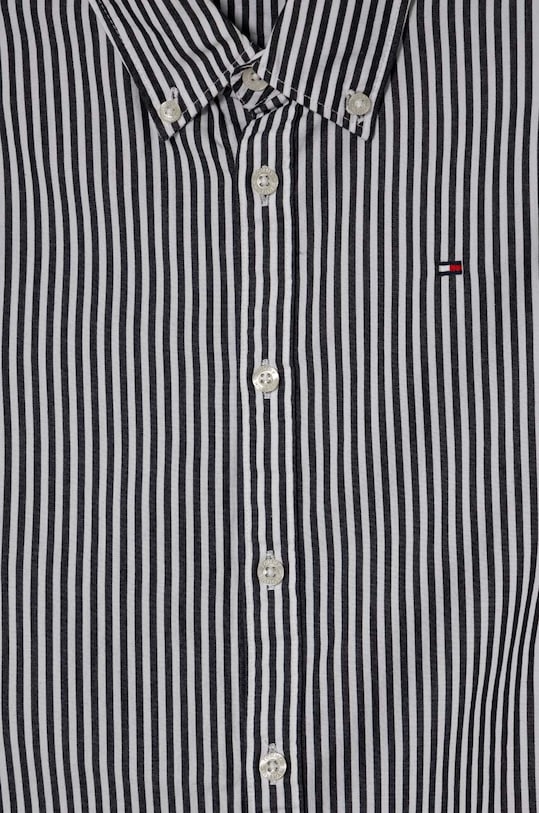 Chłopiec Tommy Hilfiger koszula bawełniana dziecięca KB0KB08900.PPYH granatowy