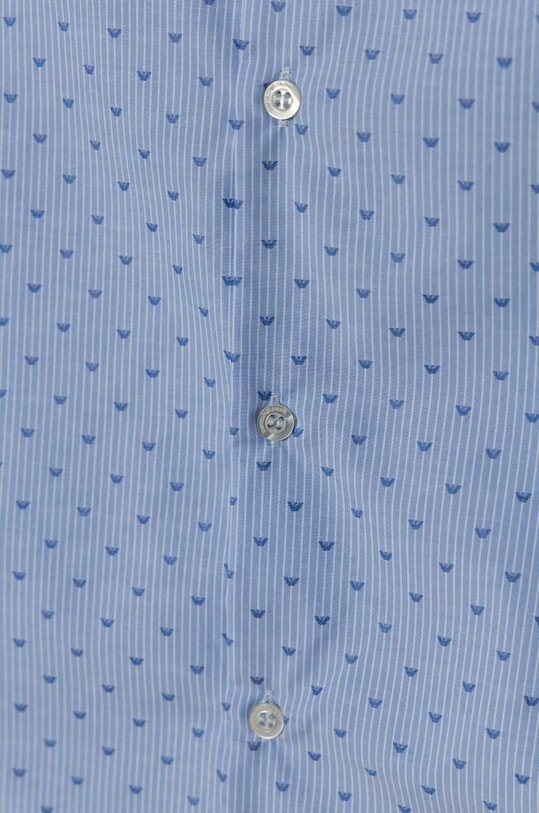 Chłopiec Emporio Armani koszula bawełniana dziecięca 3D4C09.4N8AZ niebieski