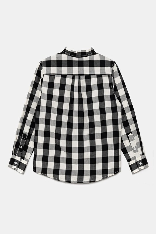 United Colors of Benetton camasa de bumbac pentru copii 54AZCQ00R.G.Seasonal negru SS25