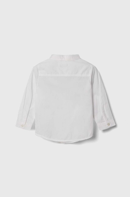 Dječja pamučna košulja United Colors of Benetton 54AZGQ00J.P.Seasonal bijela SS25