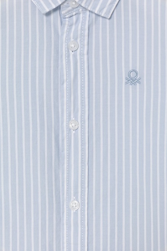 Chlapec Detská bavlnená košeľa United Colors of Benetton 54AZGQ00J.P.Seasonal modrá