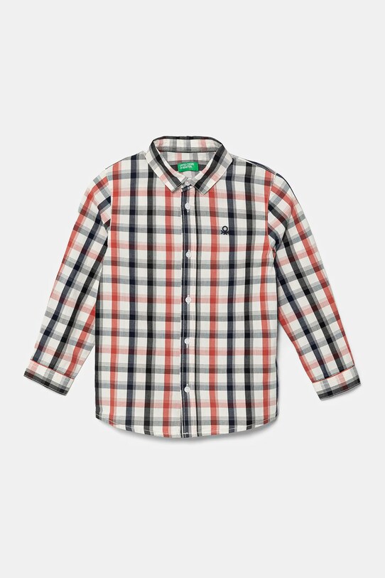 Детская хлопковая рубашка United Colors of Benetton мультиколор 54AZGQ00J.P.Seasonal
