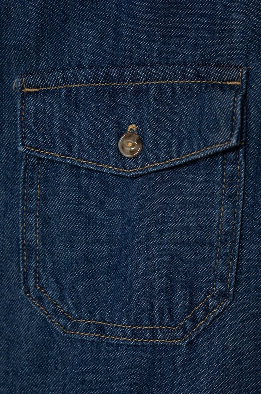 Αγορίστικα Παιδικό τζιν πουκάμισο United Colors of Benetton 5AD6CQ02M.G.Seasonal σκούρο μπλε