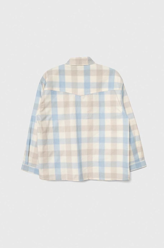 Παιδικό πουκάμισο United Colors of Benetton 5VC6CQ02L.G.Seasonal μπεζ SS24
