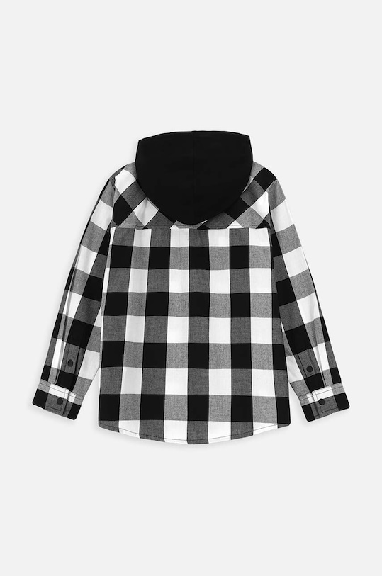 CHLAPEC Dětská bavlněná košile Coccodrillo WC4136402RAK černá