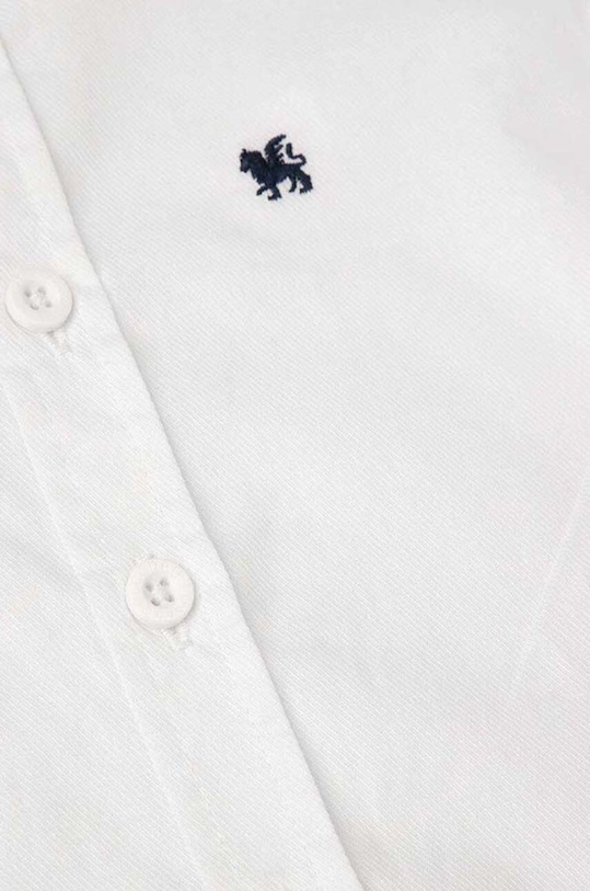 Dětská bavlněná košile Coccodrillo WC4136102EBB bílá