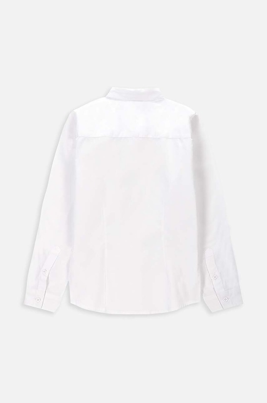 Coccodrillo koszula bawełniana dziecięca WC4136103EJB biały SS24
