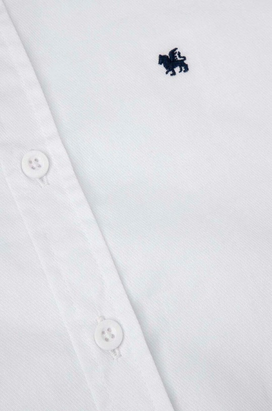 Coccodrillo koszula bawełniana dziecięca biały WC4136103EJB