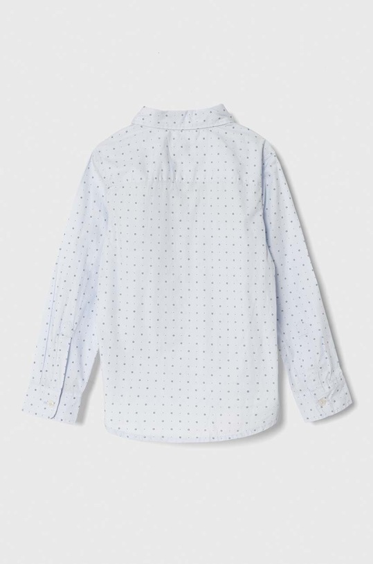 Παιδικό βαμβακερό πουκάμισο United Colors of Benetton 5TFBCQ02P.G.Seasonal μπλε SS24