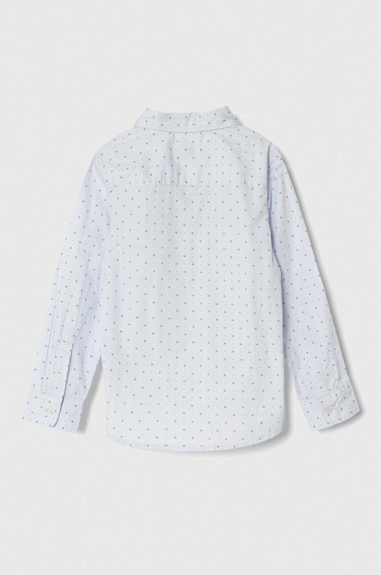 Παιδικό βαμβακερό πουκάμισο United Colors of Benetton 5TFBCQ02P.G.Seasonal μπλε SS24