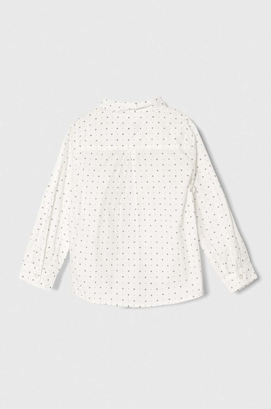 Παιδικό βαμβακερό πουκάμισο United Colors of Benetton 5TFBGQ01Q.P.Seasonal λευκό SS24