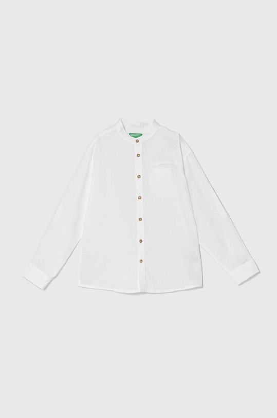 United Colors of Benetton koszula dziecięca casual biały 5OK4CQ02J.G.Seasonal