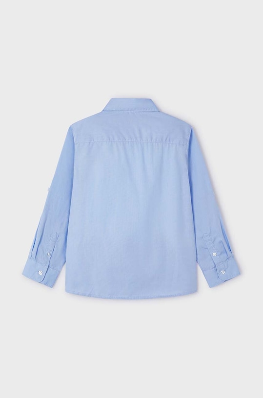 Mayoral camasa de bumbac pentru copii 140.5B.Mini.PPYH albastru SS24
