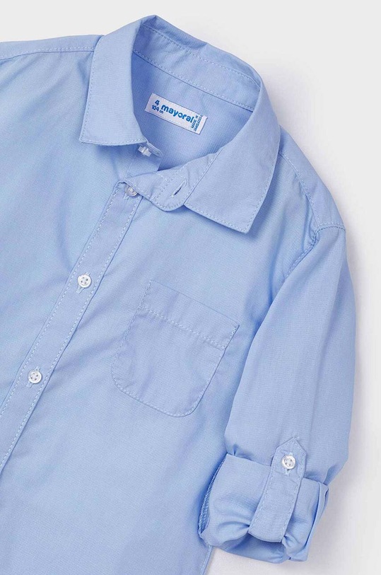 Băieți Mayoral camasa de bumbac pentru copii 140.5B.Mini.PPYH albastru
