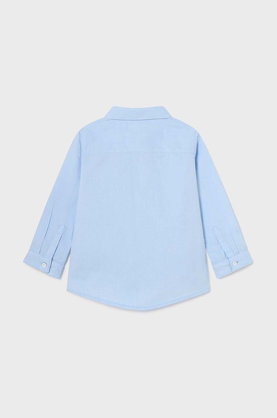 Mayoral koszula z domieszką lnu niemowlęca 1116.3B.Baby.PPYH niebieski SS24