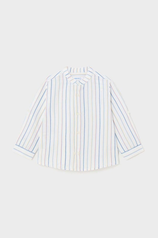 Mayoral koszula z domieszką lnu niemowlęca casual multicolor 1117.3E.Baby.PPYH