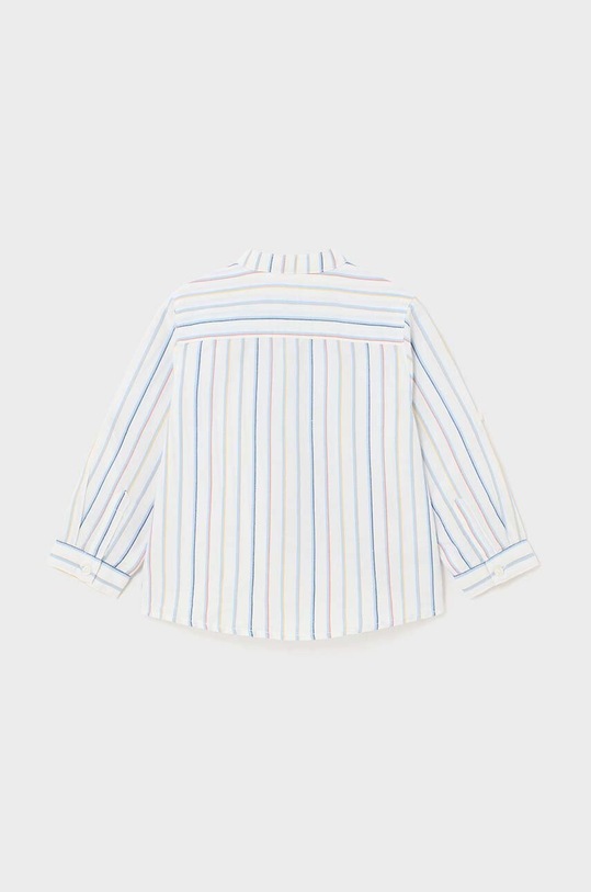 Mayoral koszula z domieszką lnu niemowlęca 1117.3E.Baby.PPYH multicolor SS24