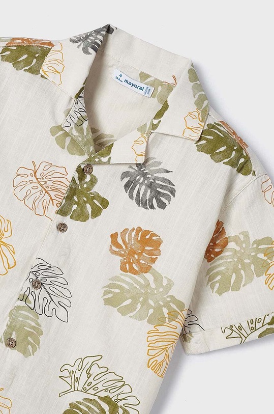 Mayoral camasa de bumbac pentru copii verde 3114.5C.Mini.PPYH