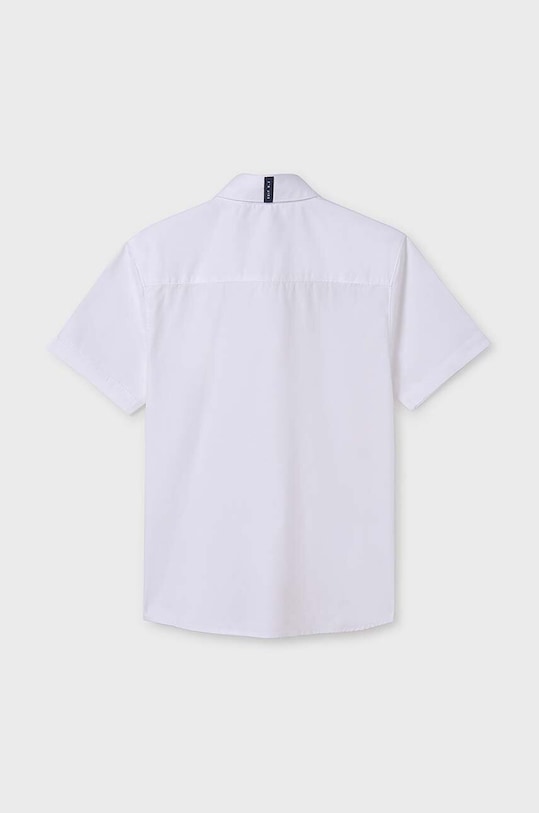 Mayoral koszula bawełniana dziecięca 6116.7B.Junior.PPYH biały SS24