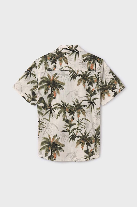 Băieți Mayoral camasa de bumbac pentru copii 6117.7D.Junior.PPYH verde