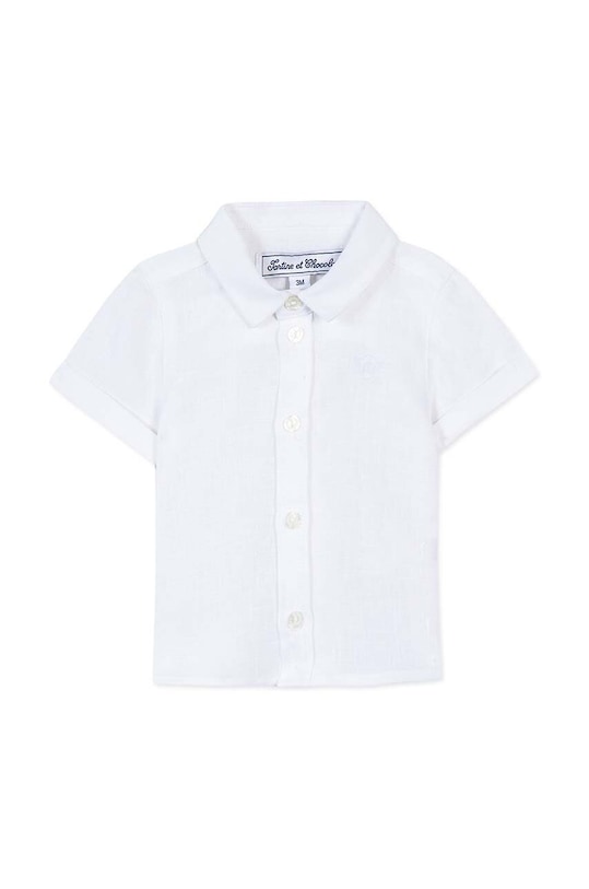 Tartine et Chocolat koszula lniana niemowlęca TY12111.80.94 biały SS24