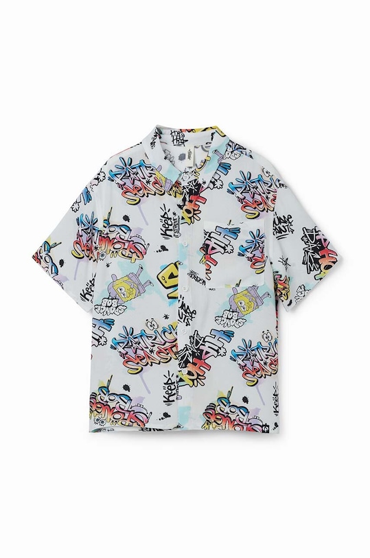 Desigual koszula dziecięca casual biały 24SBCW02