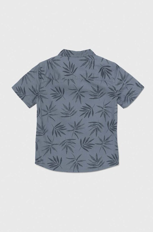 Detská bavlnená košeľa Abercrombie & Fitch KI225.4014 modrá SS24