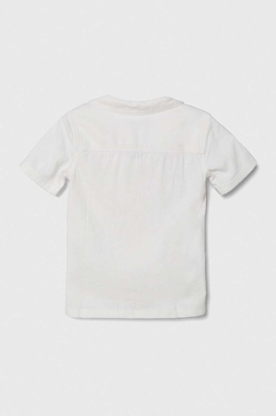 Abercrombie & Fitch koszula lniana dziecięca KI225.4020 biały SS24