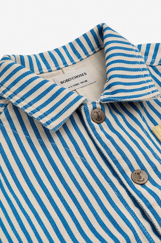 Παιδικό τζιν πουκάμισο Bobo Choses μπλε 124AC140