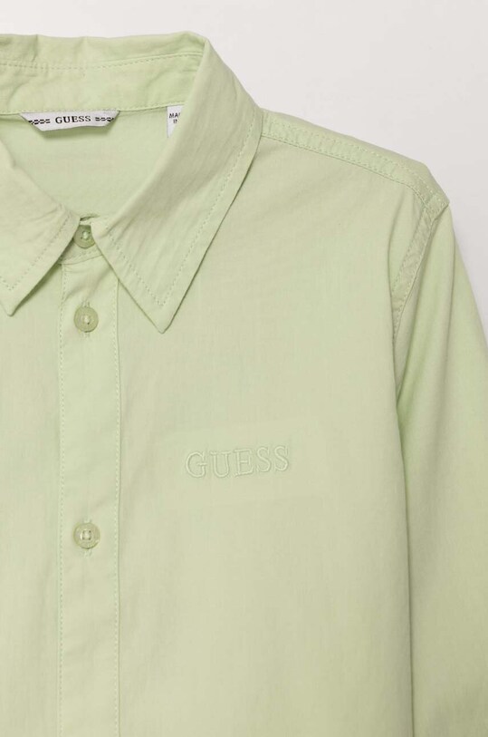 Мальчик Детская рубашка Guess L3YH04.WE5W0.PPYH зелёный