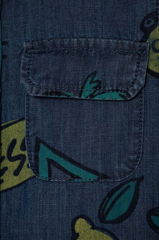Дитяча джинсова сорочка Guess N4GH03.D5BW0.PPYH темно-синій SS24