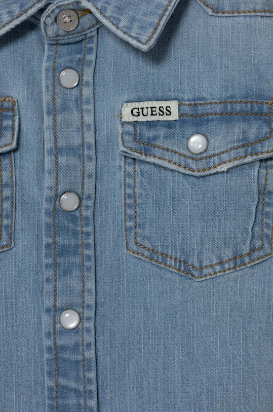 Мальчик Детская джинсовая рубашка Guess N4GH06.D3PF5.PPYH голубой