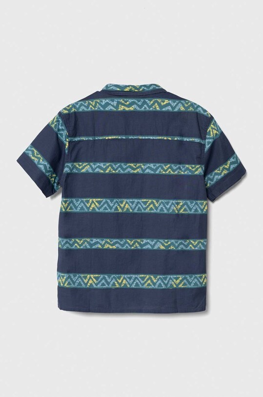 Детская хлопковая рубашка Quiksilver DALNAVERTSSYTH EQBWT03397 голубой SS24
