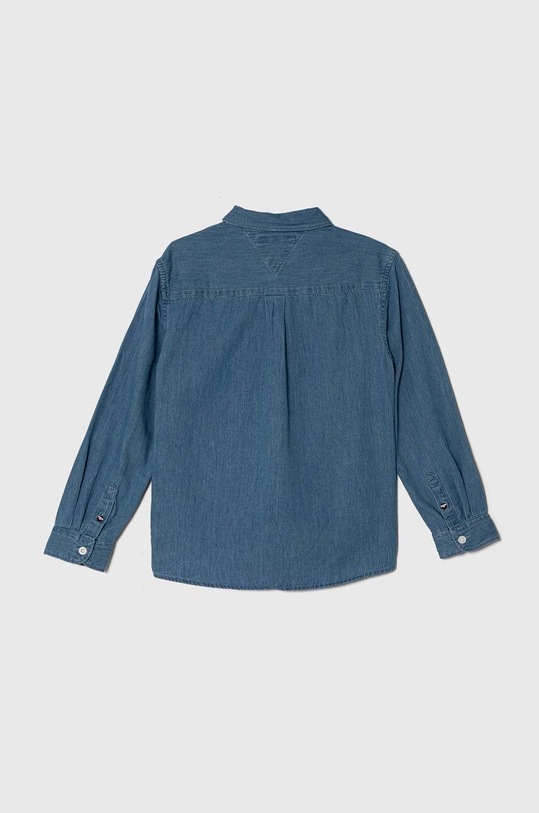 Dětská riflová košile Tommy Hilfiger KB0KB08730.128.176.PPYH modrá SS24
