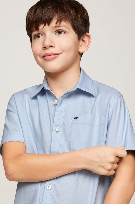 Хлопчик Дитяча сорочка Tommy Hilfiger KB0KB08864.98.122.PPYH блакитний