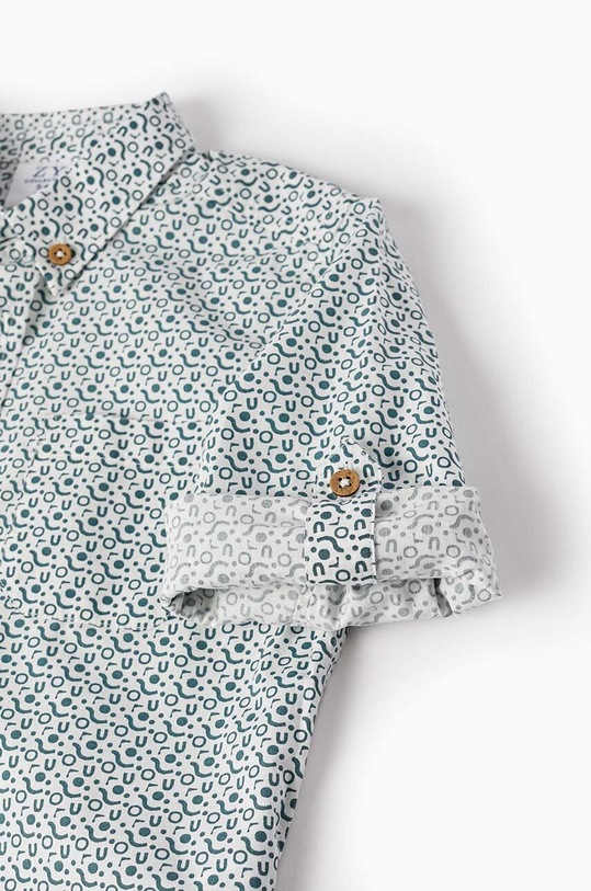 Παιδικό βαμβακερό πουκάμισο zippy τιρκουάζ 3105986103