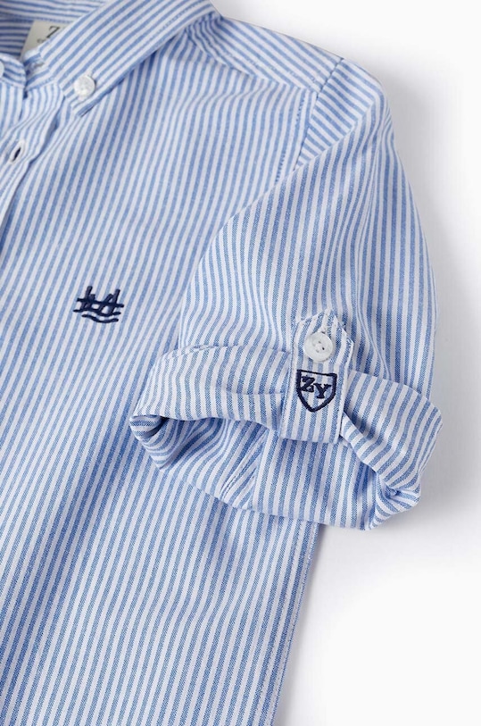 zippy koszula bawełniana dziecięca niebieski 3105987202