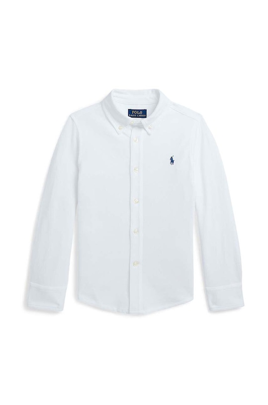 Detská bavlnená košeľa Polo Ralph Lauren bavlna biela 322914506002