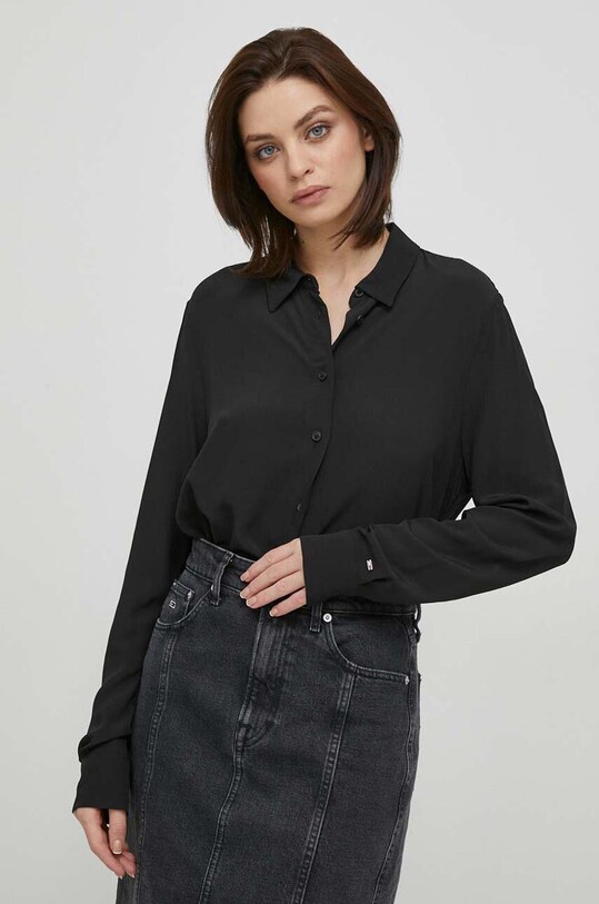 Сорочка Tommy Hilfiger довгий чорний WW0WW40535