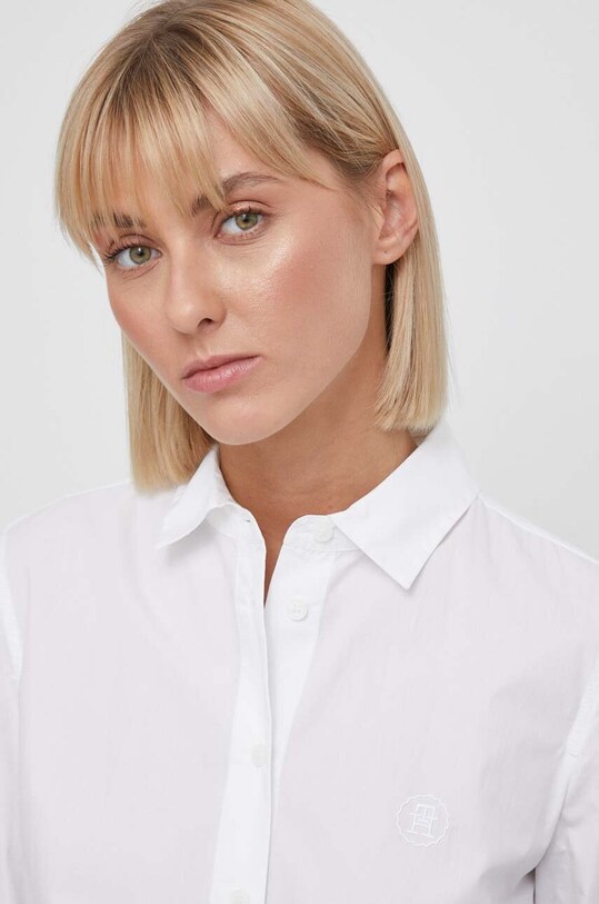 Tommy Hilfiger koszula bawełniana biały WW0WW40543