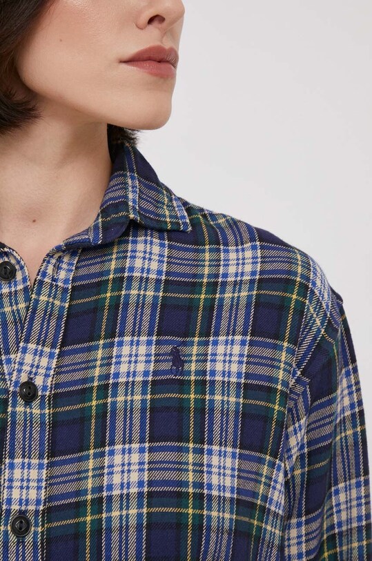Хлопковая рубашка Polo Ralph Lauren 211916021 мультиколор