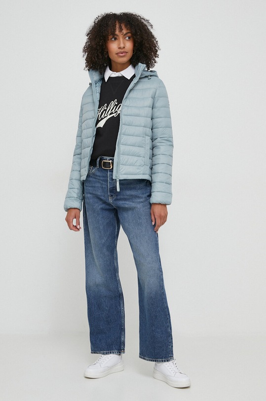 Tommy Hilfiger koszula bawełniana WW0WW40531 niebieski SS24