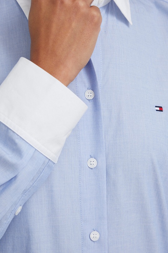 Tommy Hilfiger koszula bawełniana WW0WW40531 niebieski