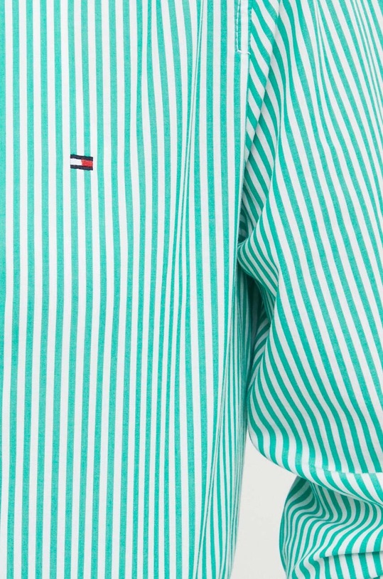 Tommy Hilfiger koszula bawełniana WW0WW41002 zielony