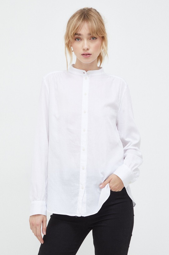 Marc O'Polo koszula bawełniana biały M00084542027